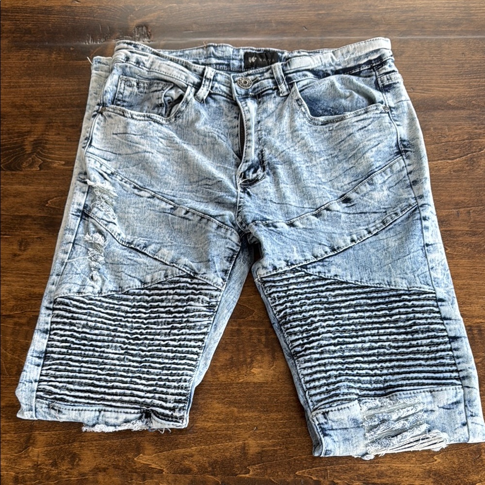 Waimea Men's Distressed Skinny Blue Jeans Size 30 x 32